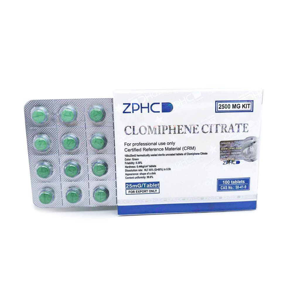 Clomiphene Citrate 25mg/100tab. ZPHC Ltd