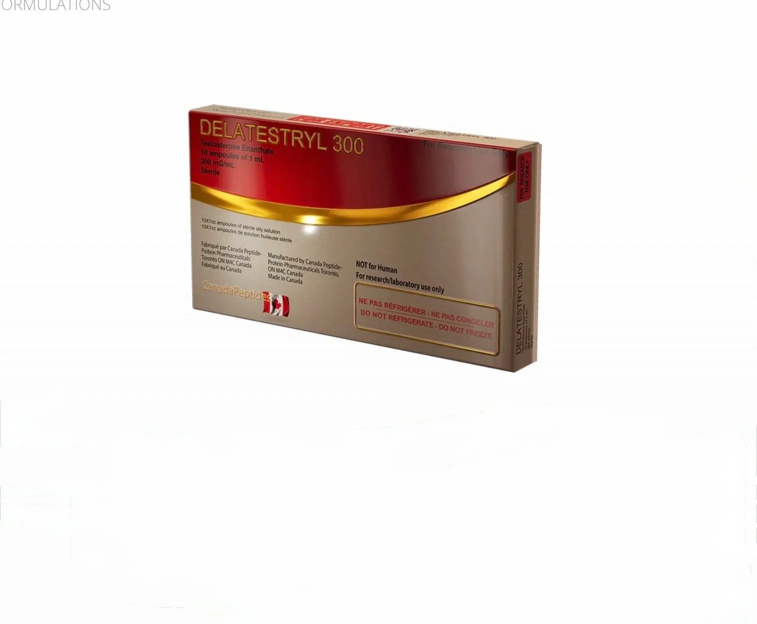 Тестостерон энантат 10x1ml 300 mg/ml CANADA PEPTIDES